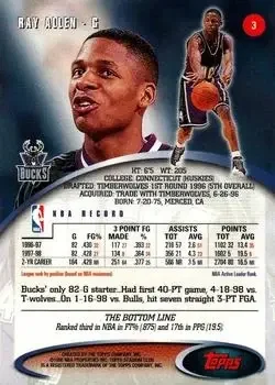 Back of Ray Allen