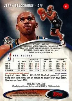 Back of Jerry Stackhouse