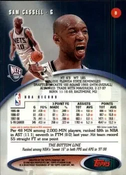 Back of Sam Cassell