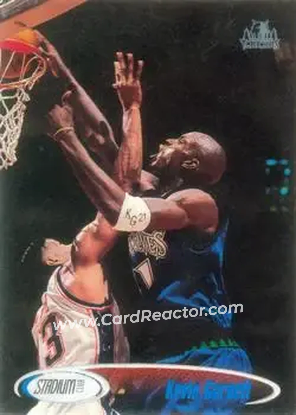 Front of Kevin Garnett