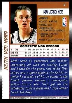 Back of Keith Van Horn