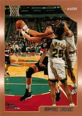 1998-99 Topps #16 Arvydas Sabonis