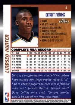 Back of Lindsey Hunter