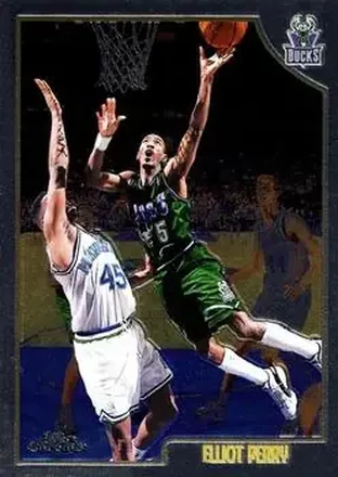 1998-99 Topps Chrome #26 - Elliot Perry - Milwaukee Bucks 1998-99 Topps Chrome #26 - Elliot Perry - Milwaukee Bucks