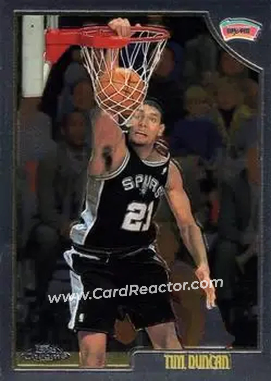 Front of Tim Duncan