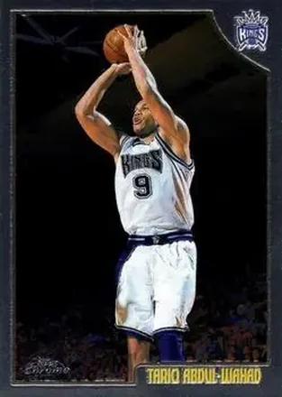 1998-99 Topps Chrome #59 - Tariq Abdul-Wahad - Sacramento Kings