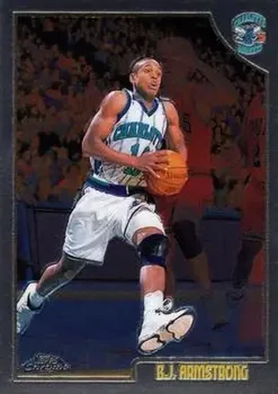 1998-99 Topps Chrome #70 - B.J. Armstrong - Charlotte Hornets
