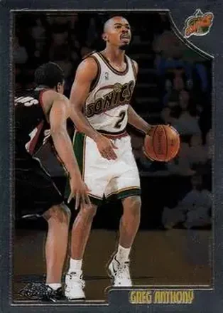 1998-99 Topps Chrome #84 - Greg Anthony - Seattle SuperSonics 1998-99 Topps Chrome #84 - Greg Anthony - Seattle SuperSonics