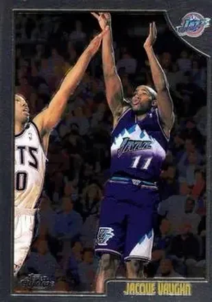1998-99 Topps Chrome #86 - Jacque Vaughn - Utah Jazz