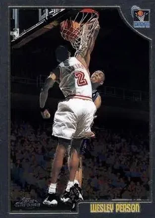 1998-99 Topps Chrome #96 - Wesley Person - Cleveland Cavaliers 1998-99 Topps Chrome #96 - Wesley Person - Cleveland Cavaliers