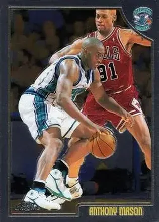 1998-99 Topps Chrome #107 - Anthony Mason - Charlotte Hornets