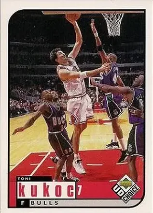 1998-99 UD Choice #18 Toni Kukoc