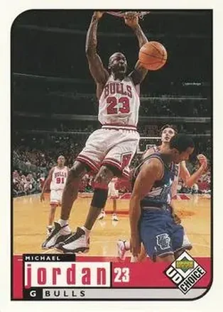 1998-99 UD Choice #23 Michael Jordan