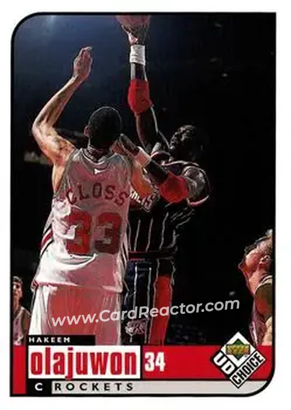 Front of Hakeem Olajuwon