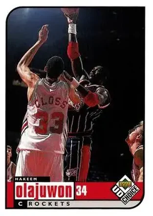 1998-99 UD Choice #51 Hakeem Olajuwon
