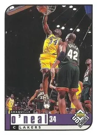 1998-99 UD Choice #68 Shaquille O'Neal