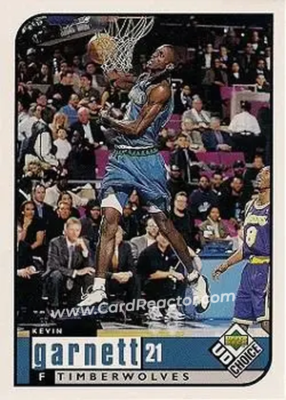 Front of Kevin Garnett