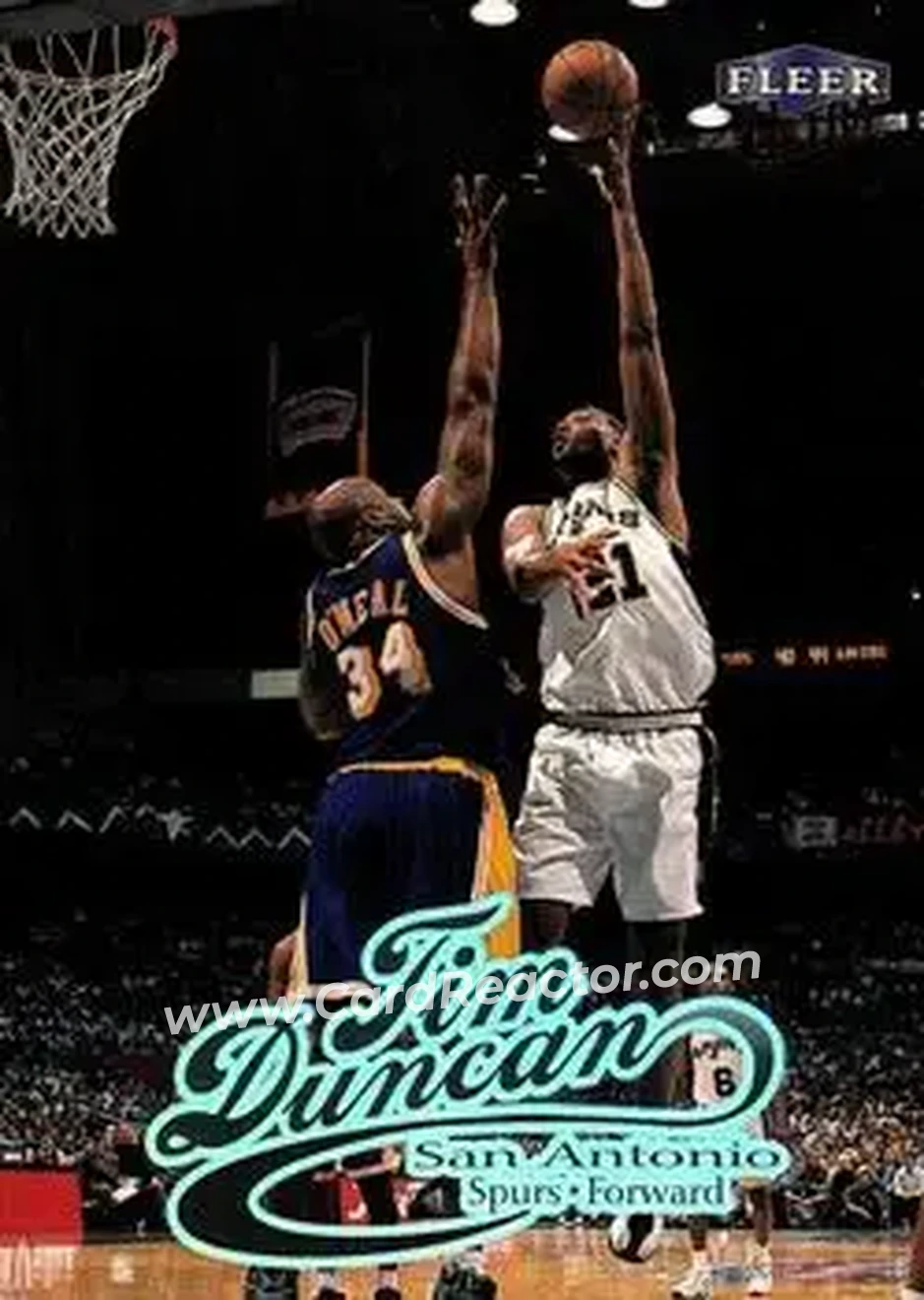 Front of Tim Duncan