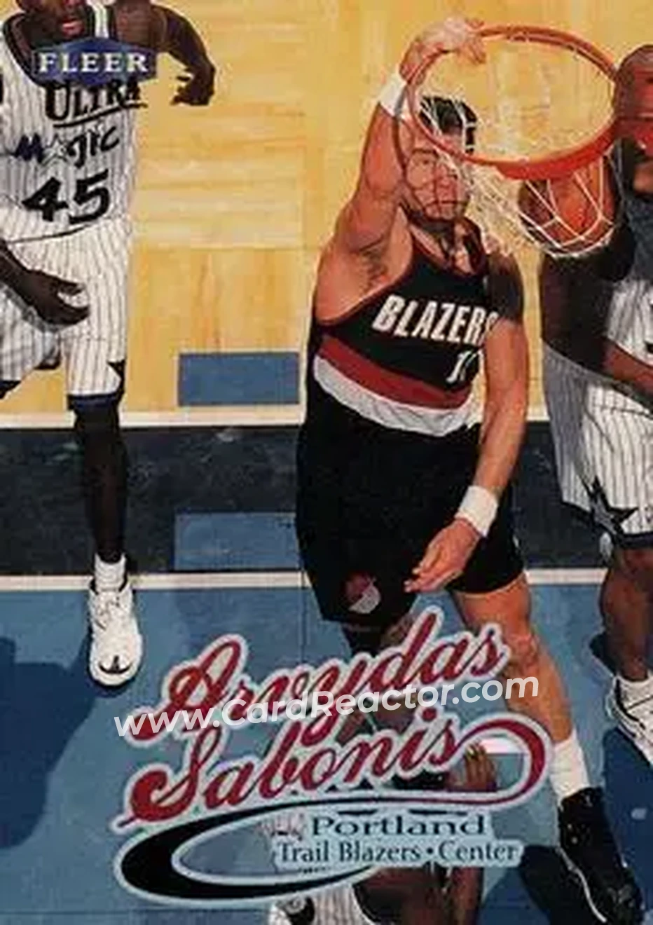 1998-99 Ultra #81 - Arvydas Sabonis - Portland Trail Blazers 1998-99 Ultra #81 - Arvydas Sabonis - Portland Trail Blazers