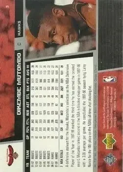 Back of Dikembe Mutombo