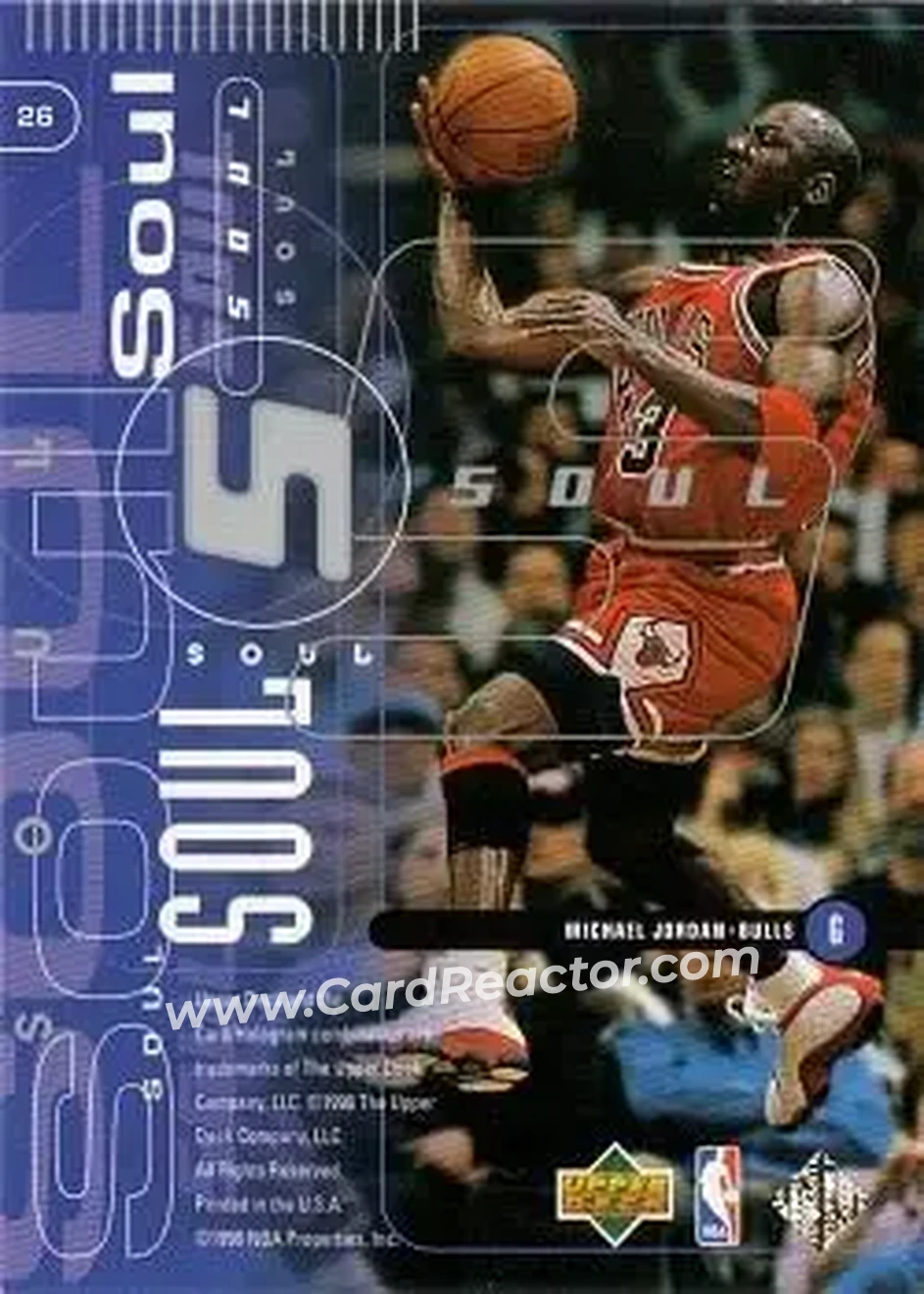 Back of Michael Jordan