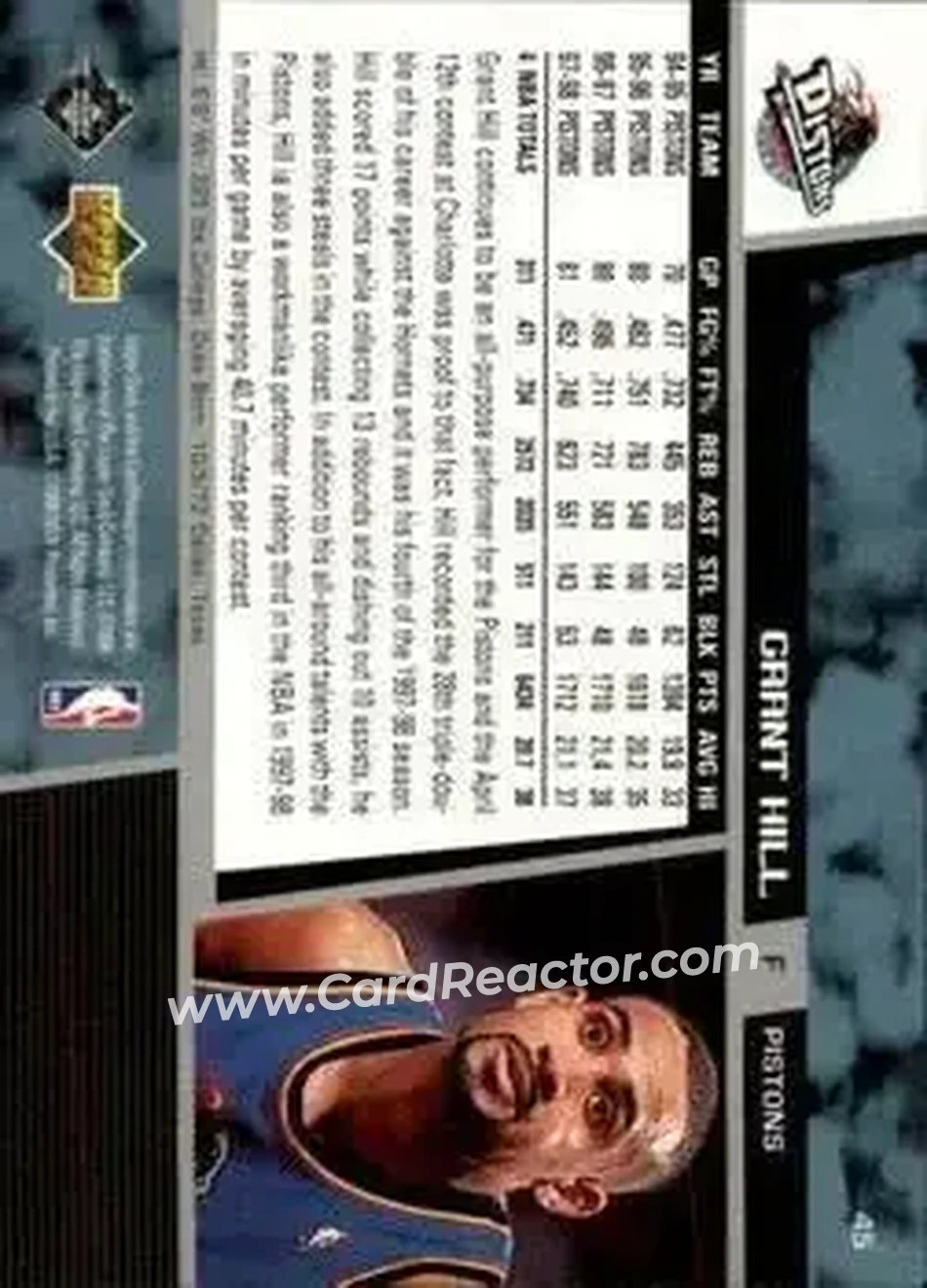 Back of Grant Hill