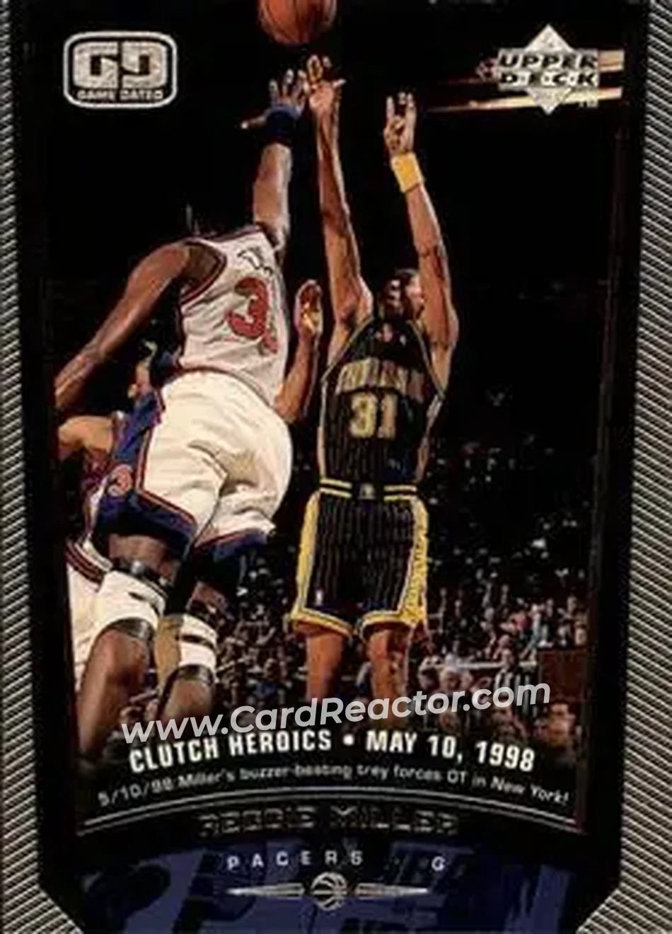 Front of Reggie Miller