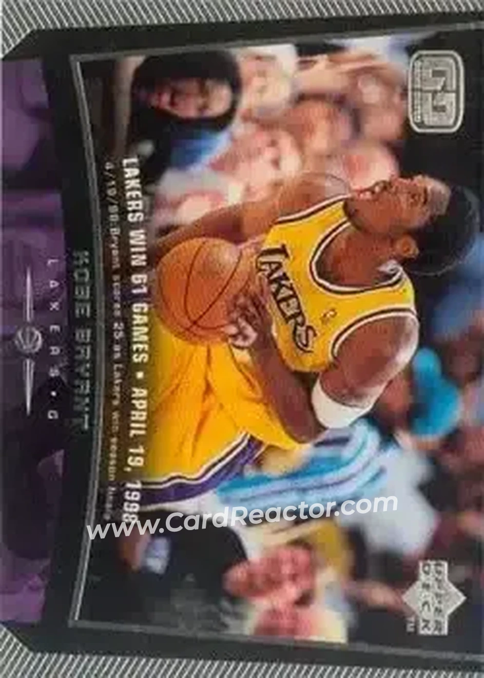 Front of Kobe Bryant