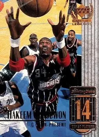1998-99 Upper Deck Century Legends #14 Hakeem Olajuwon