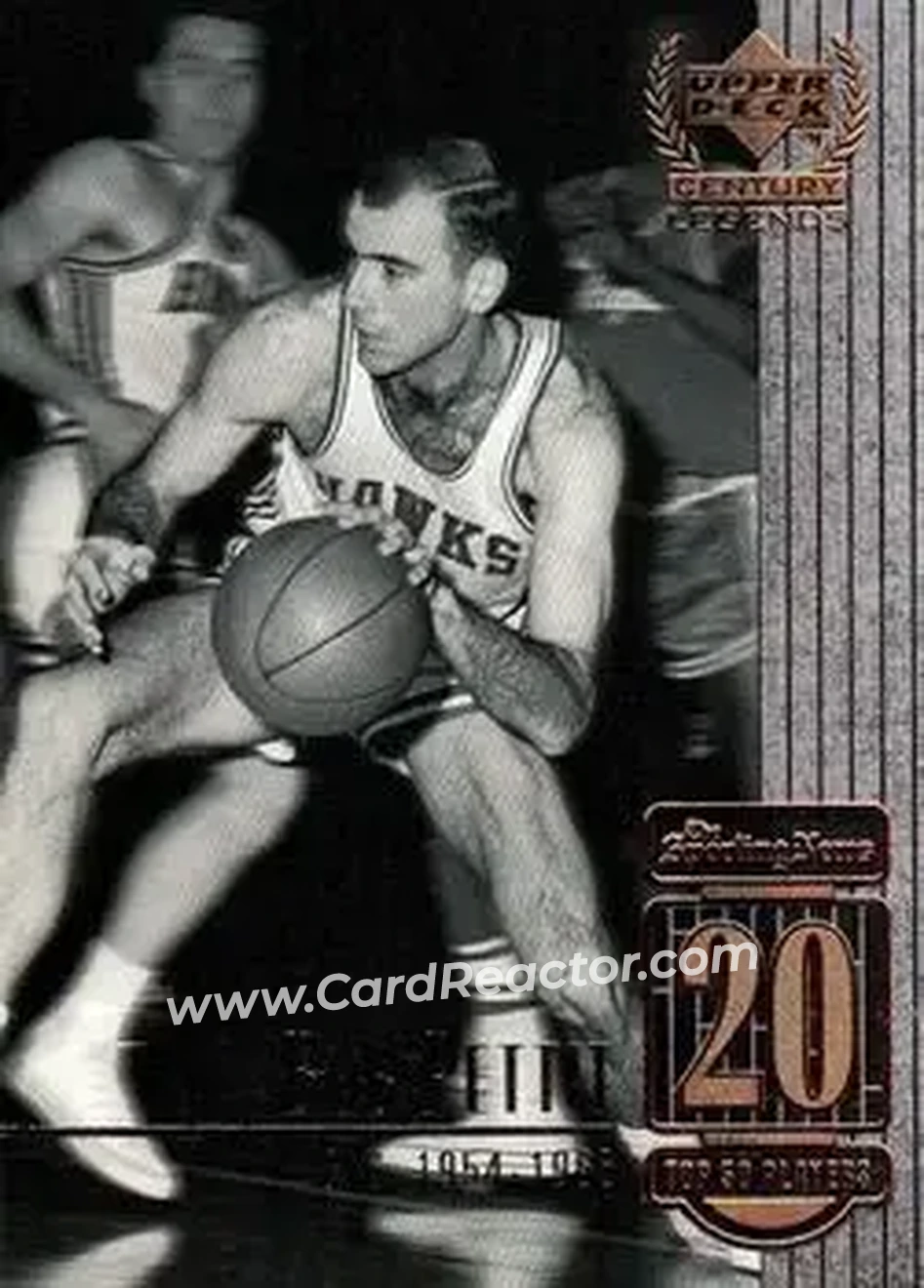 1998-99 Upper Deck Century Legends #20 - Bob Pettit - St. Louis Hawks