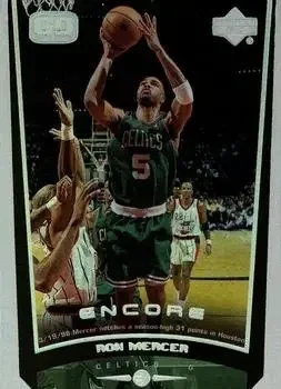 1998-99 Upper Deck Encore #6 Ron Mercer
