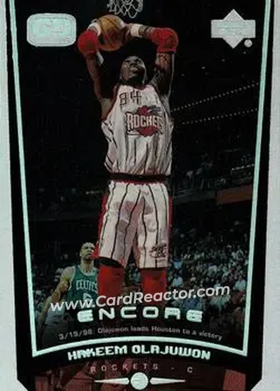Front of Hakeem Olajuwon
