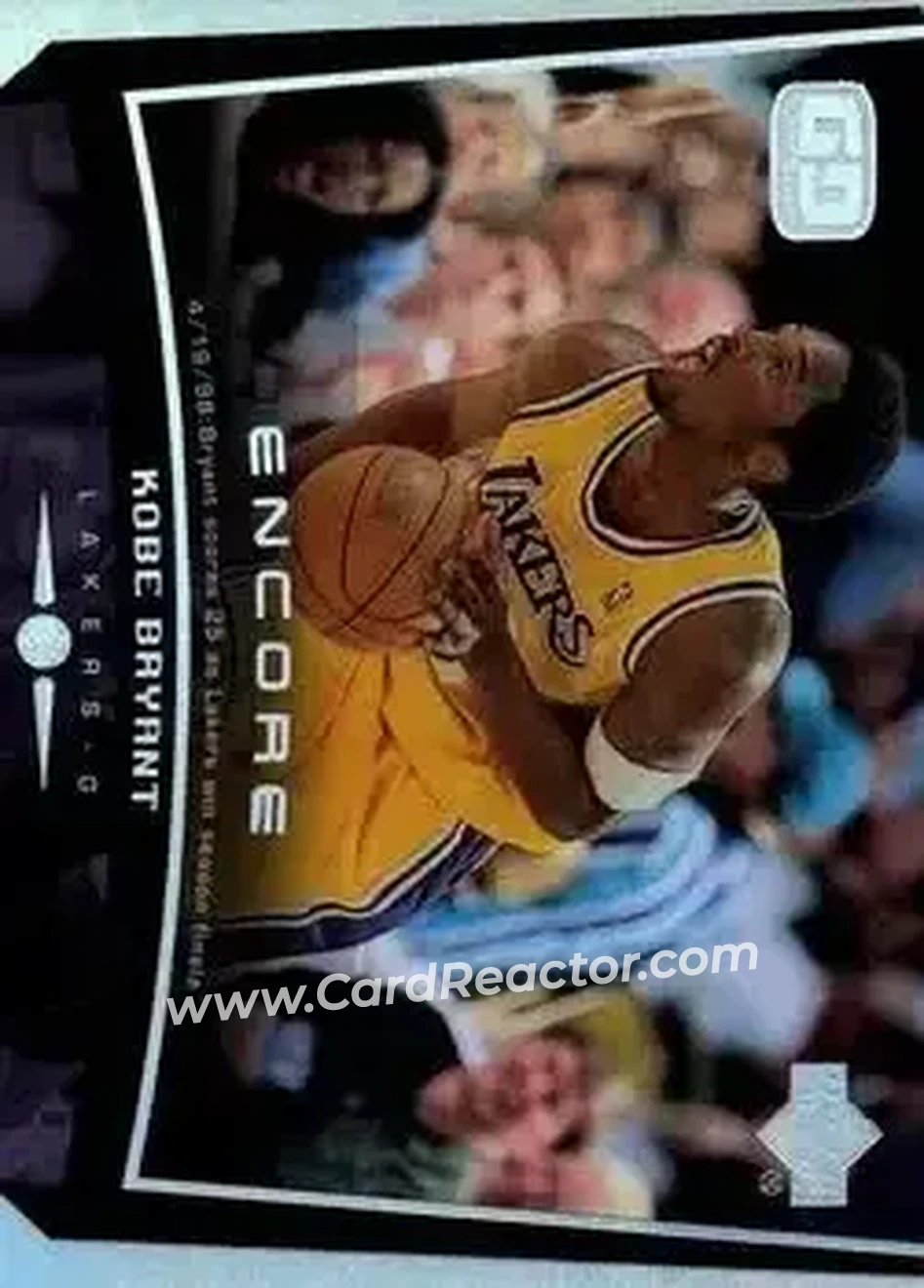 Front of Kobe Bryant