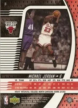 Back of Michael Jordan