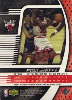 Back of Michael Jordan