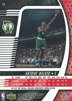 Back of Antoine Walker