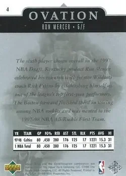 Back of Ron Mercer