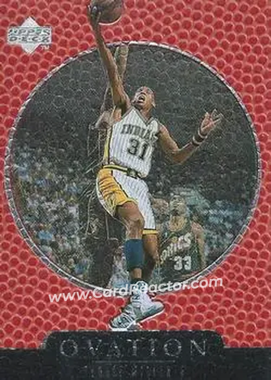 Front of Reggie Miller