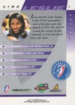 Back of Lisa Leslie