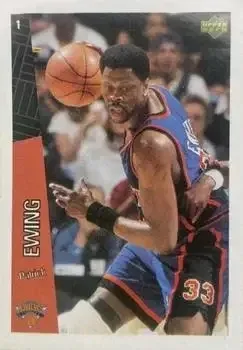 1997 Upper Deck Ole NBA Stickers (Argentina) #1 Patrick Ewing