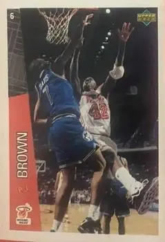 1997 Upper Deck Ole NBA Stickers (Argentina) #6 P.J. Brown