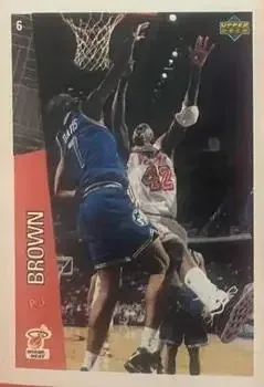 1997 Upper Deck Ole NBA Stickers (Argentina) #6 P.J. Brown