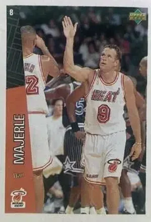 1997 Upper Deck Ole NBA Stickers (Argentina) #8 Dan Majerle