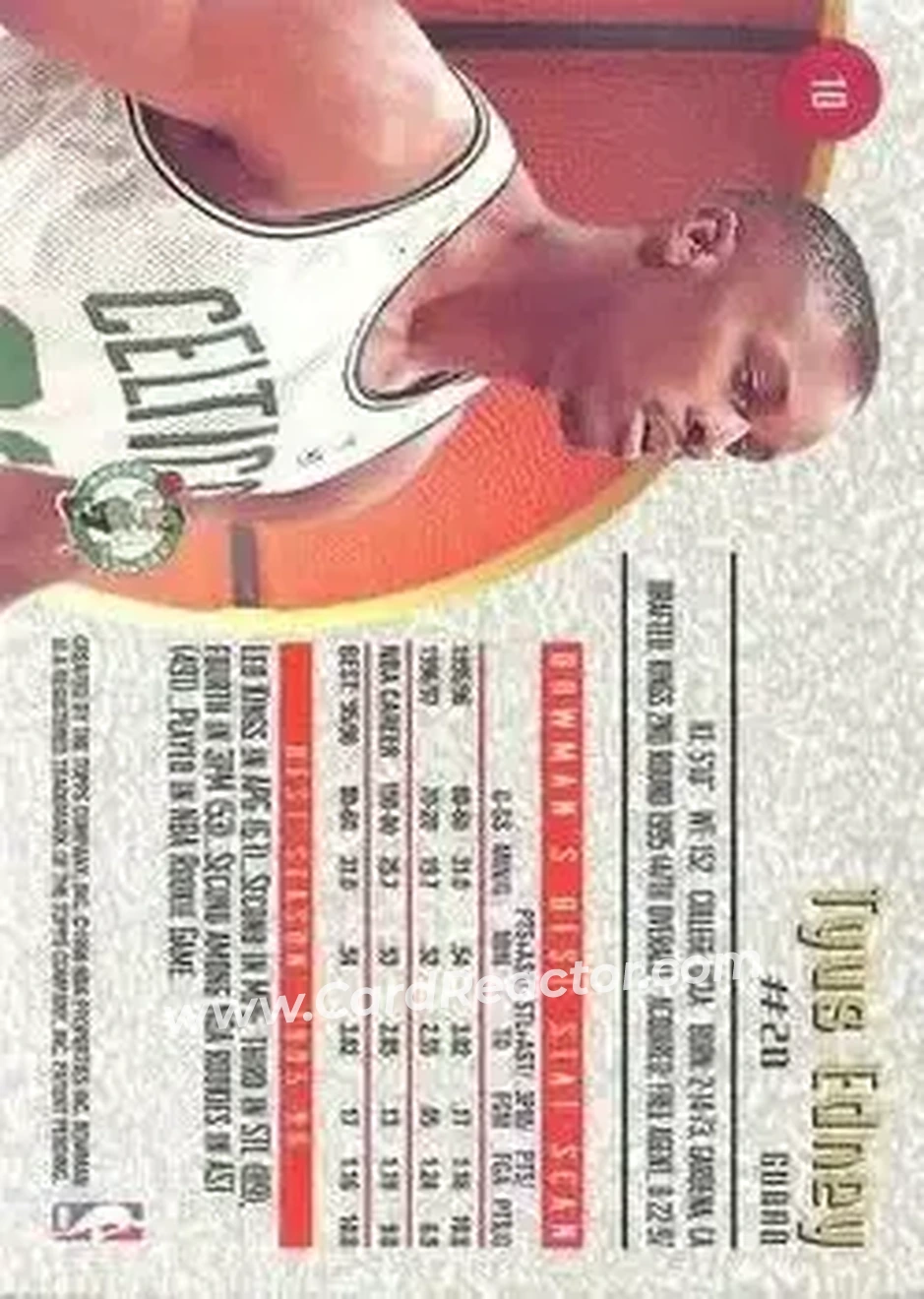 Back of Tyus Edney