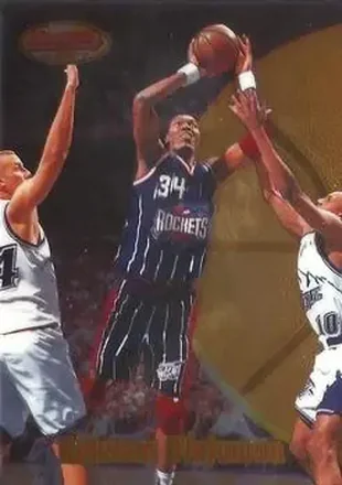 1997-98 Bowman's Best #58 Hakeem Olajuwon