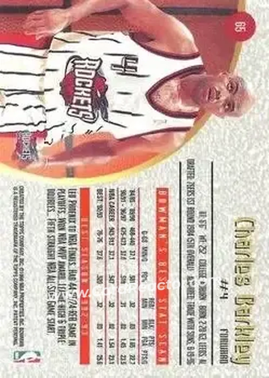 Back of Charles Barkley