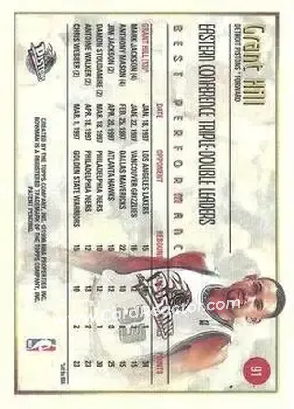 Back of Grant Hill