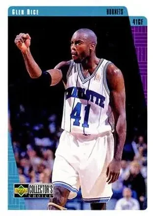 1997-98 Collector's Choice #15 - Glen Rice - Charlotte Hornets