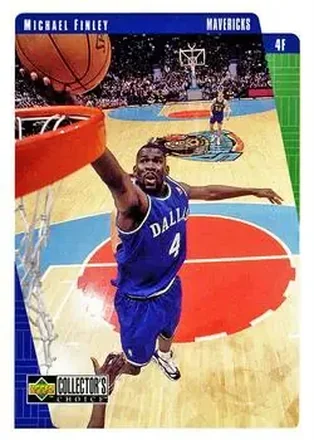 1997-98 Collector's Choice #30 - Michael Finley - Dallas Mavericks