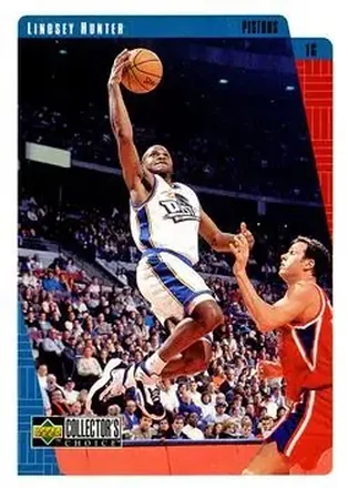 1997-98 Collector's Choice #39 - Lindsey Hunter - Detroit Pistons 1997-98 Collector's Choice #39 - Lindsey Hunter - Detroit Pistons